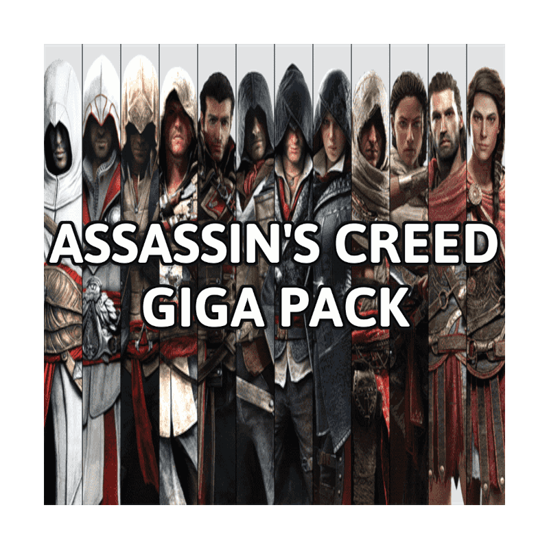 ASSASSIN'S CREED BUNDLE STEAM PC ACCESS GAME SHARED ACCOUNT OFFLINE