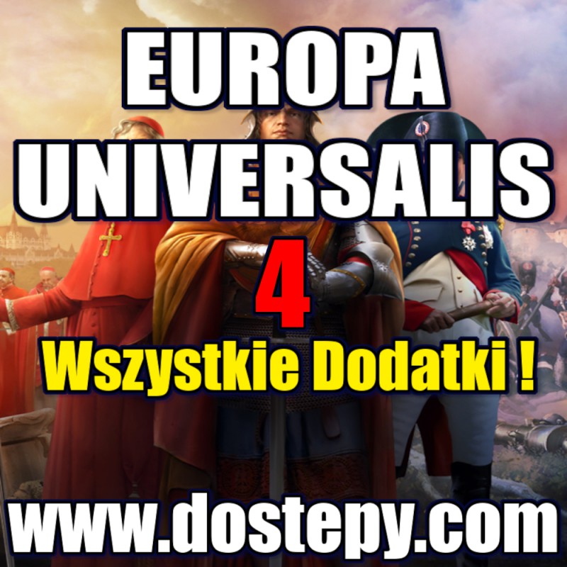 EUROPA UNIVERSALIS IV 4 + ALL DLC STEAM PC