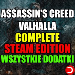 Assassin's Creed Valhalla - Complete Edition KONTO WSPÓŁDZIELONE PC STEAM DOSTĘP DO KONTA WSZYSTKIE DODATKI
