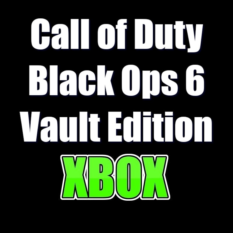 Call of Duty Black Ops 6 Vault Edition XBOX Series X|S ACCESS GAME SHARED ACCOUNT OFFLINE