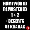 HOMEWORLD REMASTERED 1 + 2 + DESERTS OF KHARAK WSZYSTKIE DLC STEAM PC