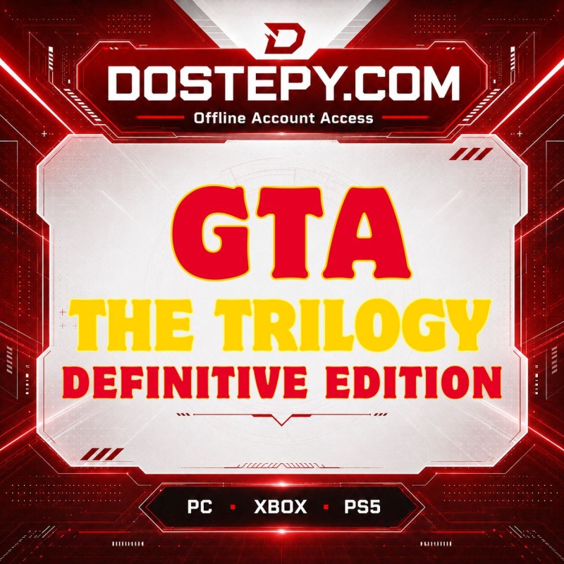 Grand Theft Auto The Trilogy The Definitive Edition GTA San Andreas Vice City III KONTO PC STEAM